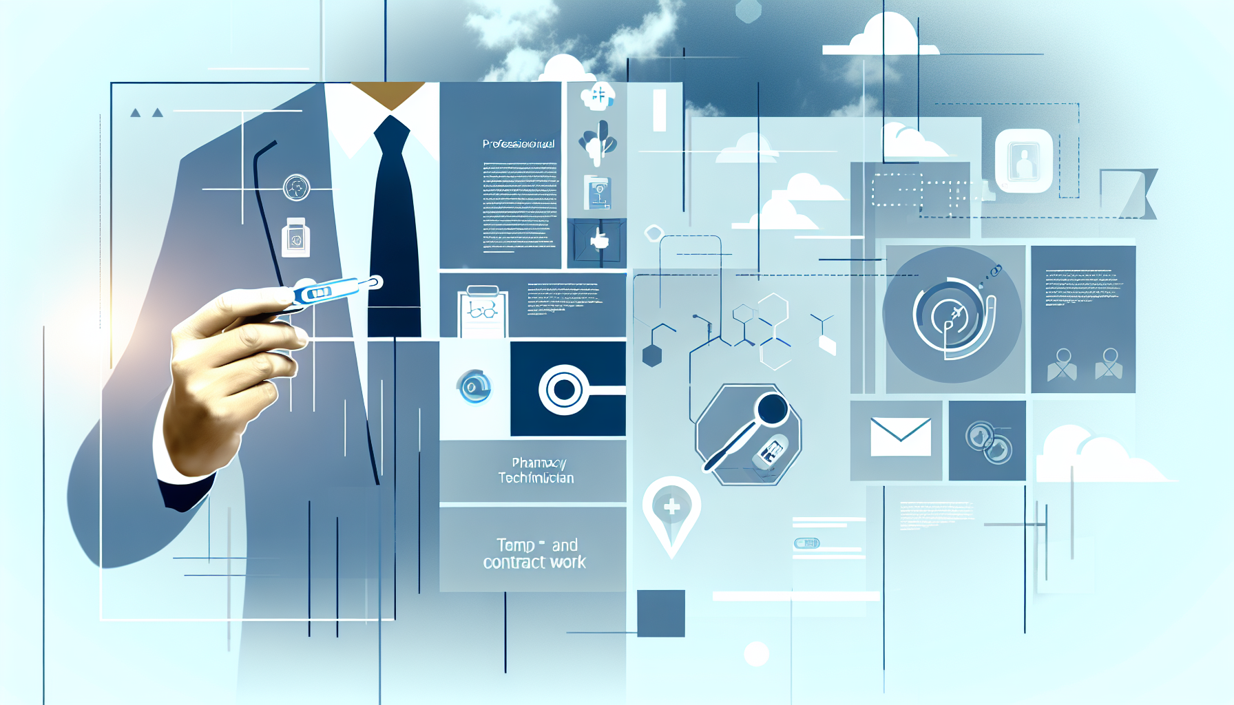 Professional illustration for: Embracing the Flexibility of Pharmacy Technician Temp and Contract Work