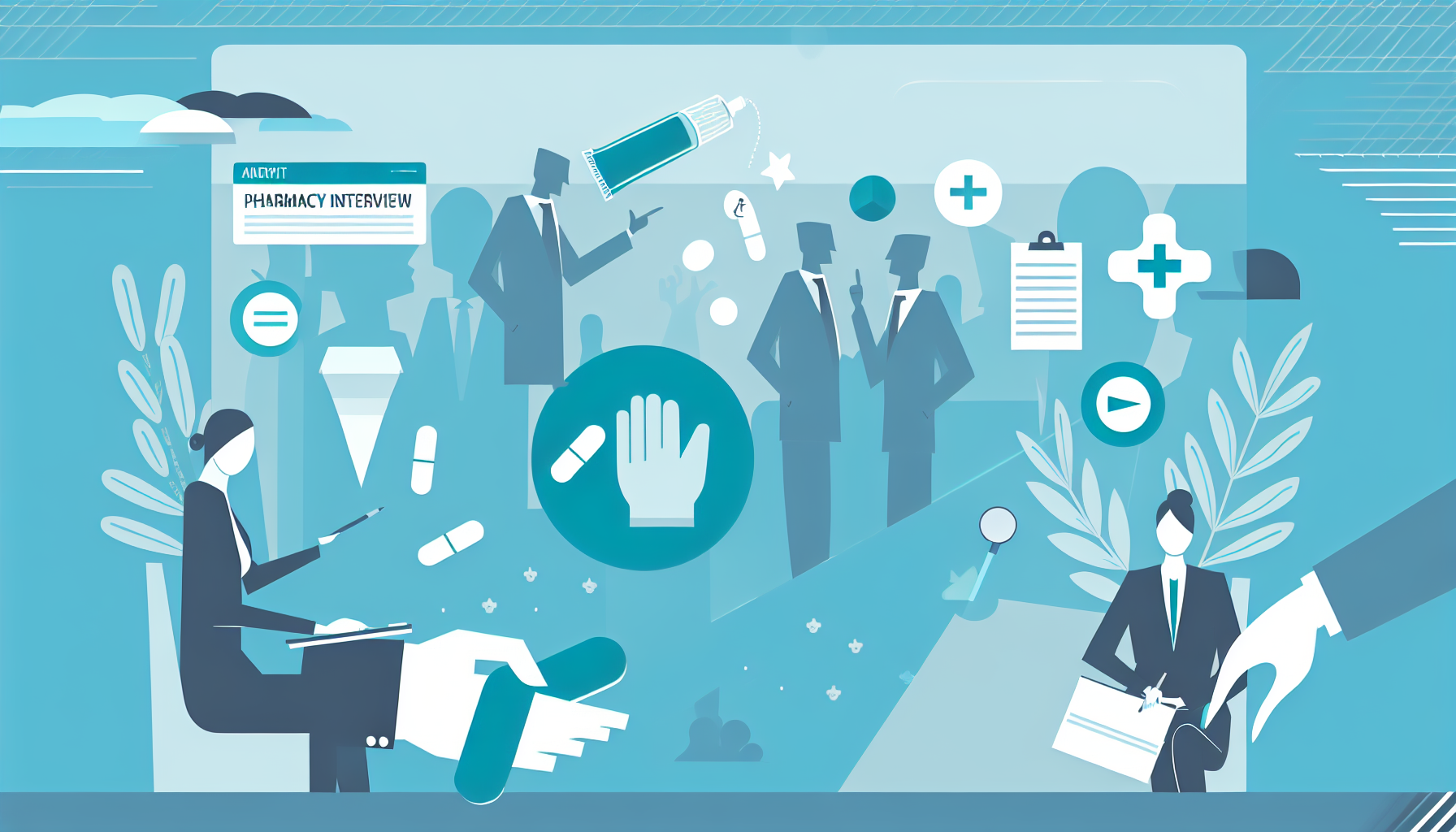 Professional illustration for: Mastering the Interview: Questions That Uncover Pharmacy Candidates' True Skills